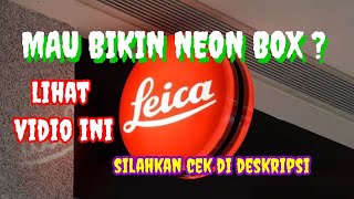 JUAL NEON BOX, praktis dan ga ribet bikin sendiri