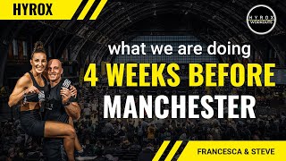 What we're doing 4 weeks before Hyrox Manchester!!