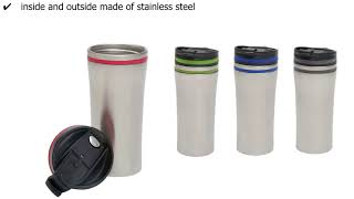 Double-walled travel mug LIBERICA