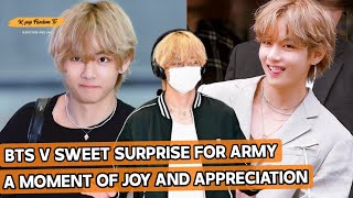 BTS' V Shares Love and Gratitude with ARMY: A Genuine Interaction on His Return