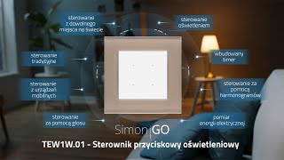 Podłącz sterownik oświetleniowy Simon GO (TEW1W.01) i zarządzaj oświetleniem zdalnie!