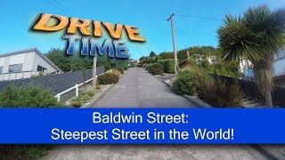 Baldwin Street in Dunedin  - The World's steepest street