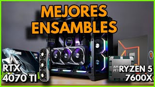 RYZEN 5 7600X + RTX 4070 TI MEJORES ENSAMBLES CALIDAD - PRECIO💲