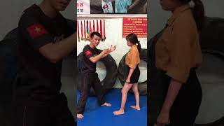 Tự Vệ Nữ Khi Bị Tát #kungfu #vothuat #tuve #shorts