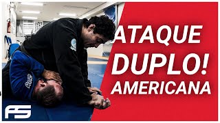 Americana + "Armlock" : ATAQUES DUPLOS NA MONTADA! #02