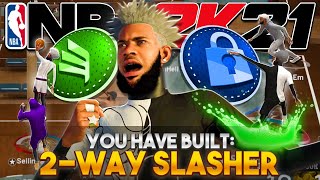 I RETURNED ON THE RAREST 2 WAY SLASHER BUILD ON NBA 2K21 AND BECAME UNSTOPPABLE...