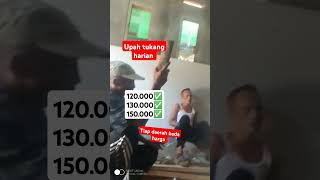 Upah tukang harian