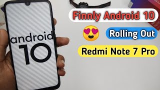 Redmi Note 7 Pro Android 10 Stable India Rollout Start | New Features | New Animation | #Miui12