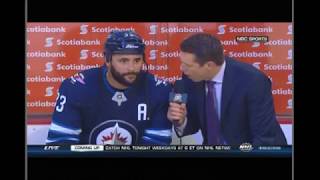 Dustin Byfuglien "Shit Happens" Interview NSH vs WPG SCPO Rd 2, Gm 3 5/1/18