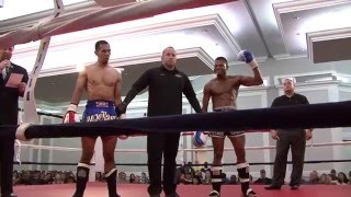 Amateur Fight Night #28 (Muay Thai Kickboxing) (2.27.16) Highlight Video 1/4 (No Music)