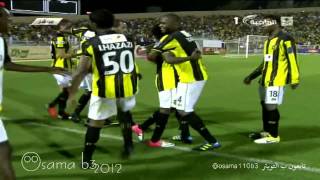 دوري زين السعودي 2012 2013الجولة الثانية  الاتحاد x الاتفاق  هدف فهد المولد