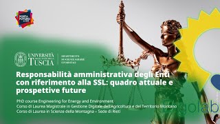 🖥️ WEBINAR | RESPONSABILITÀ AMMINISTRATIVA DEGLI ENTI CON RIFERIMENTO ALLA SSL