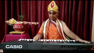 jaya janardhana krishna song by master laxman on keyboard casio CTX-9000IN