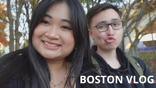 TRAVEL VLOG: our first trip together! traveling to boston