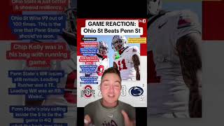 Ohio State Beats Penn State Reaction! #collegefootball #cfb #ohiostate #pennstate