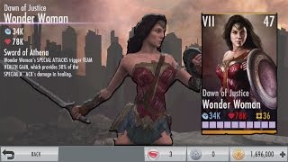 Injustice iOS | DAWN OF JUSTICE WONDER WOMAN REVIEW!