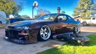 240sx S14 Rear Subframe and Gas Tank Removal