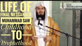 Life of Final Messanger Muhammad Sallallahu alayhi wasallam  Childhood to Prophethood