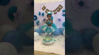 Dira had a blast at cake smash 🤍🎂 #cakesmash #cake #birthday #viral #youtubeshorts #trending #fun