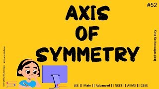 Symmetry - Axis of symmetry || JEE Main || Advanced || NEET || CBSE || In Hindi