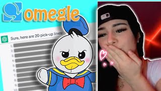 Donald using ChatGPT Pickup Lines on OMEGLE [Voice Trolling]