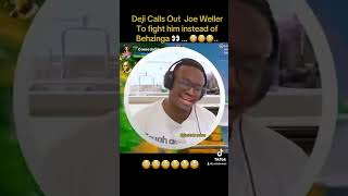 Deji Calls Out  Joe Weller To fight him instead of Behzinga 👀 … 😳😳😳…