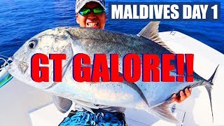 EPIC GT STRIKES! - Popping Casting - Maldives Hanimaadhoo Part 1 of ?