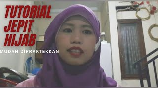 CUMA 2 MENIT TUTORIAL MENGGUNAKAN JEPIT HIJAB