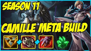 SEASON 11 CAMILLE  META BUILD IS SO GOOD| HOW TO CAMILLE | NEW TRYFORCE| LEAGUE OF LEGENDS GAMEPLAY