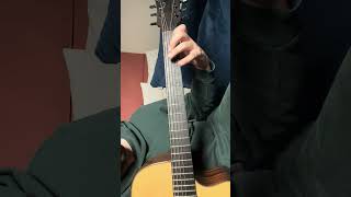 Cmaj7 arpeggio on lower B and E strings #major7 #cmajor