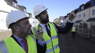 Minister for Housing visits Cork City Council housing scheme in Togher