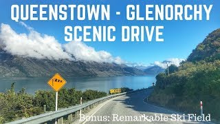 Scenic Drive in NZ- Queenstown to Glenorchy, Remarkables Ski Field