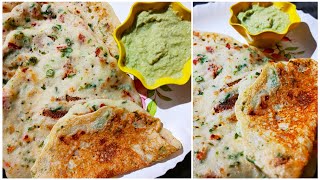 झटपट होणारा रवा उत्तपा | Instant Rava Uttapam | Instant Suji Uttapam Recipe | Asha Maragaje