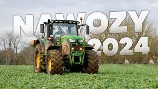 🇵🇱SEZON 2024 START!! ☆ NAWOZY w GR ROLNIK ☆ JOHN DEERE 6195R & Amazone ZA-U 1501✔ LUBUSKIE ☆ AW ™