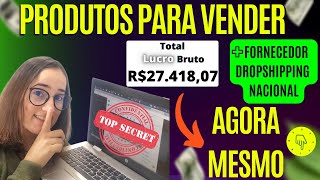 Produtos CAMPEÕES para vender online AGORA MESMO (DROPSHIPPING NACIONAL & E Commerce) + FORNECEDOR!