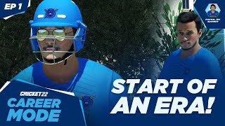 #1 Cricket 22 My Career Mode - Debut Match, Nets & Much More - Start Of An Era! -