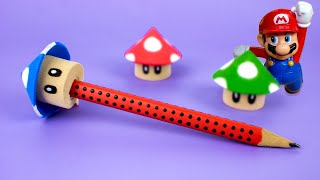 🍄How to make a Super Mario Mushroom with foam sheet 🍄 Pencil Tip-Lid| Souvenir for Birthday | Party