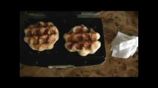 AWESOME  life hack  how to make cinnamon roll waffles