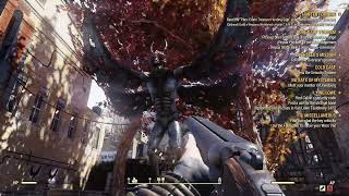 Fallout 76 Moth Man Statue