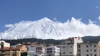 ESPECTACULAR TIMELAPSE EL TEIDE ( TENERIFE ) NEVADO