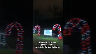 Awesome Christmas Lights Decorations At Holiday Fantasy In Lights