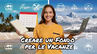 Come Creare un Fondo per le Vacanze: Risparmiare per Viaggi, Tempo Libero Pianifica le Tue Avventure