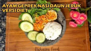 AYAM GEPREK OATMEAL | NASI DAUN JERUK @RahayuFoodbyBundaNcie