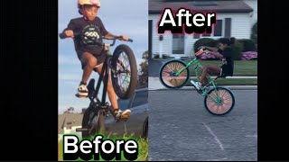 1 Year Wheelie Progression