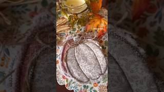 Fabric Fall Pumpkin Coasters #artandcraft #tutorial