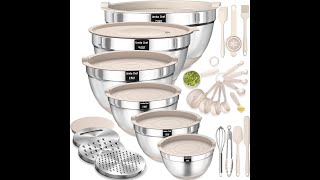 Mixing Bowls with Airtight Lids Set