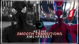 AE LIKE SMOOTH TRANSITION PACK IN AM (+PRESET)