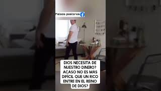 ¿Dios necesita de nuestro dinero ?