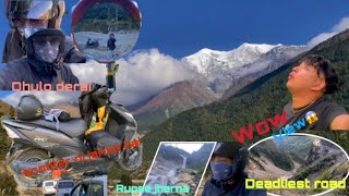 POKHARA TO MUSTANG BY SCOOTER || exploring on my dio scooter || solo ride|mustang vlog| travel nepal