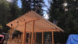 Homemade Sawmill Shed Pt. 4